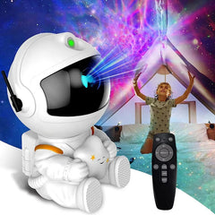 Starry Sky Projector LED Night Light, Astronaut Lamp Star Light, Rotation Ceiling Lamp Decoration For Bedroom Decor Gift